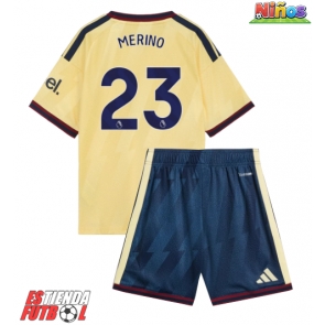 Arsenal Mikel Merino #23 Tercera Equipación Niños 2026-27 Manga Corta (+ Pantalones cortos)